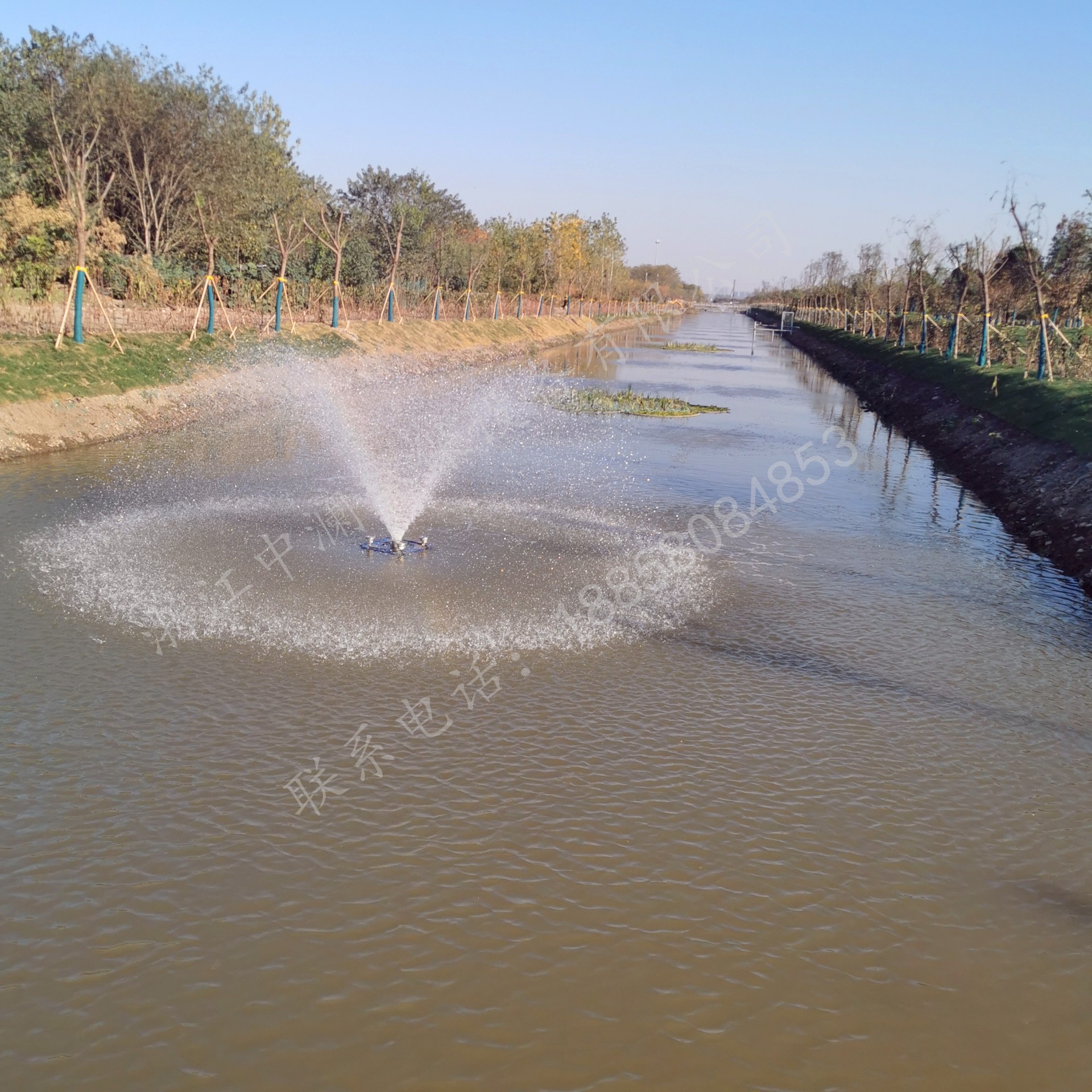 河道噴泉曝氣機